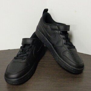 Brand New Nike Court Borough Low Recraft Sneakers Youth 2 Black DV5457-002 F56